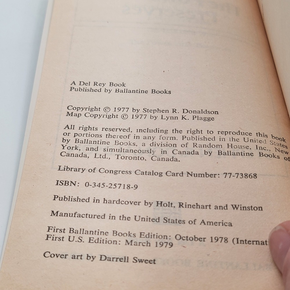 Stephen R. Donaldson Forbidden Knowledge & Power That Preserves Paperbacks Good - Picture 10 of 11